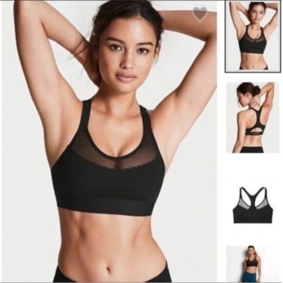 Victoria's Secret~Victoria Sport Incredible Ultra Light Blk Sport Bra Size XS - Picture 2 of 7